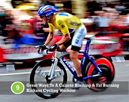 cycling tips and training on a calorie burning bike workout