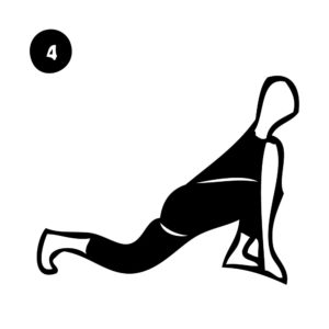 4-low lunge pose