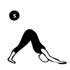 5-inclined plank pose