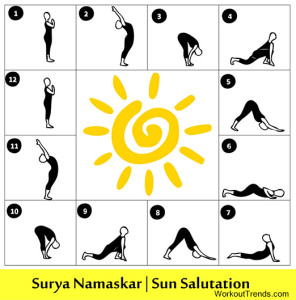 surya namaskar sun salutation