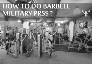 barbell military press
