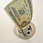 money in drain