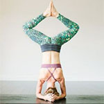 Bound Angle Headstand Pose thumbnail