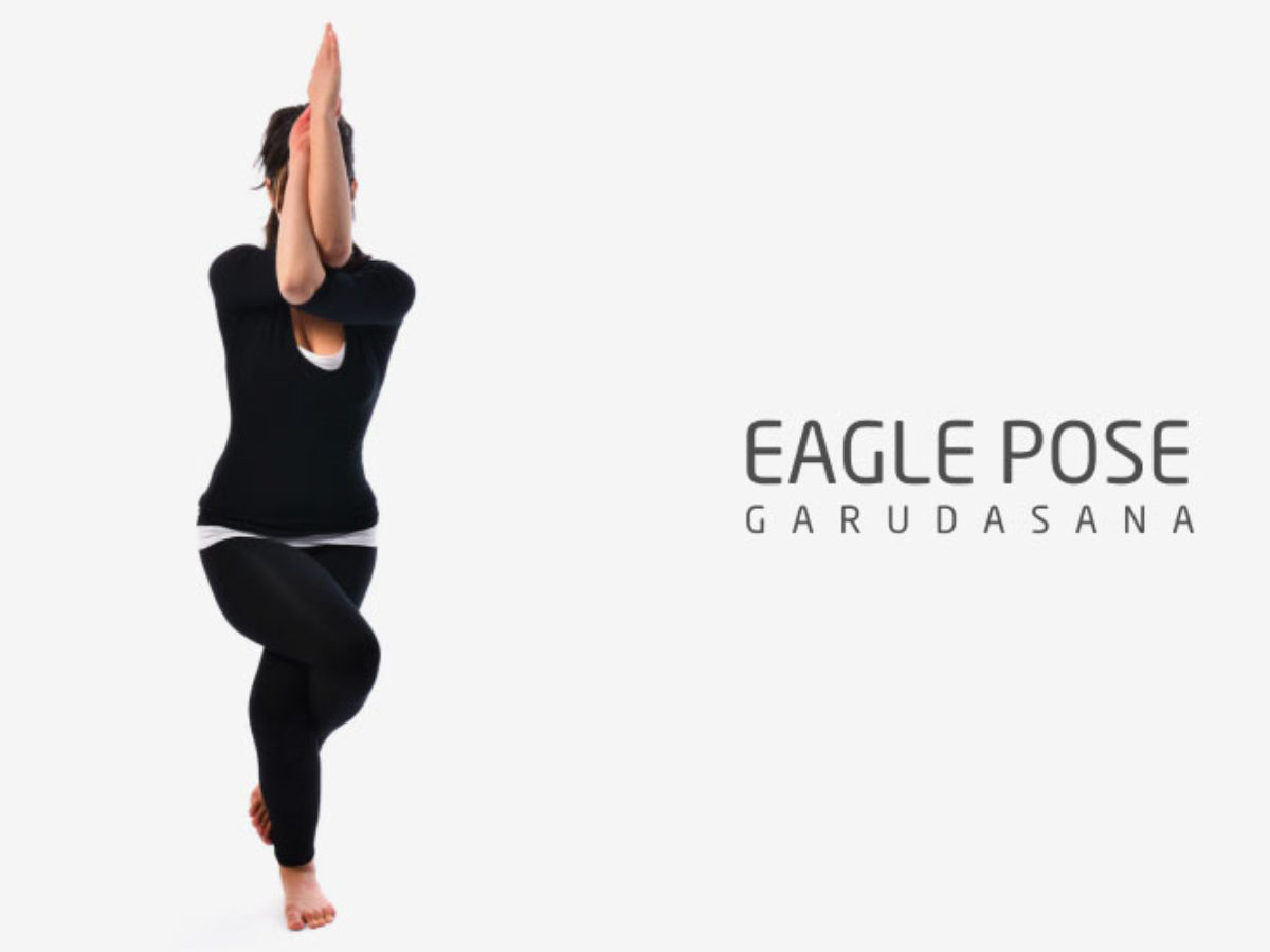 Garudasana - Eagle Pose For Beginners (yoga poses easy) - YouTube