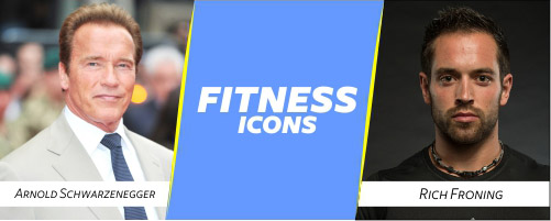 #Fitness icons of 2014 - Arnold  Schwarzenegger and Rich Froning