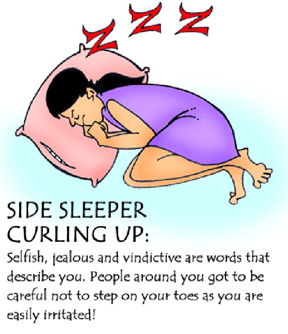 sleeping positions and personality