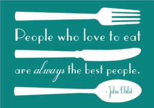 people who love to eat