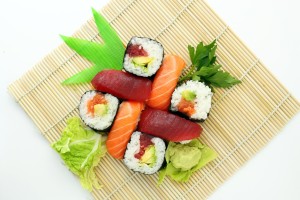 Seafood sushi