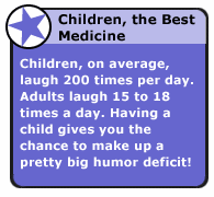 children make up for a big humor deficit