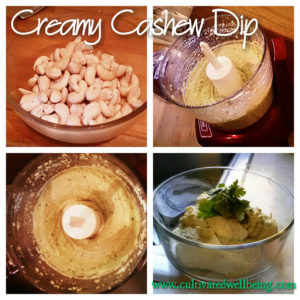 creamy cashew dip
