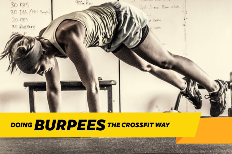 doing burpees the crossfit way