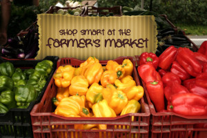 vegetables and the farmers market