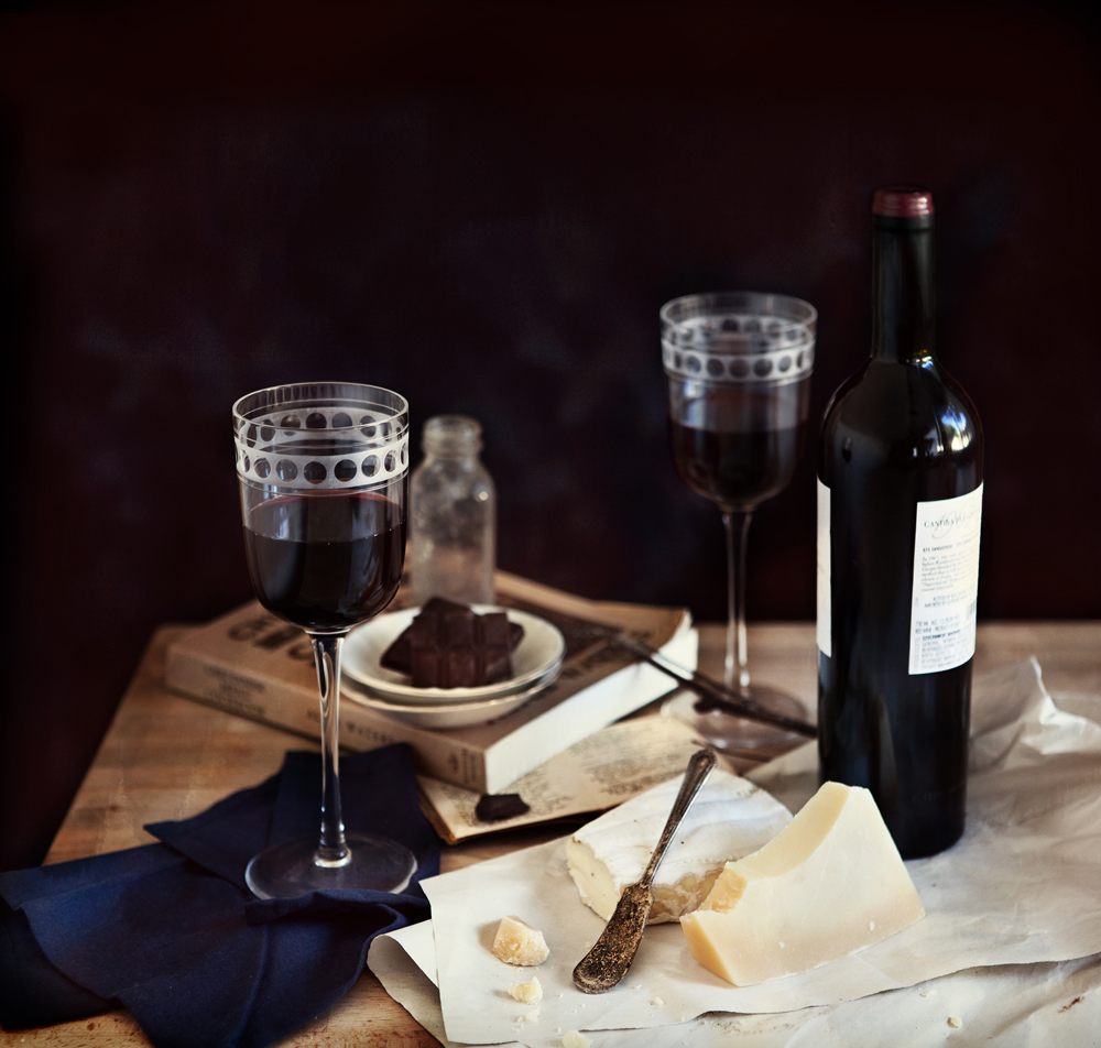 CHOCOLATE, WINE, AND CHEESE