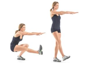 Pistol or single leg squat