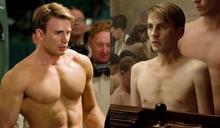 Captain America Steve Rogers Body Transformation Workout Trends 4184